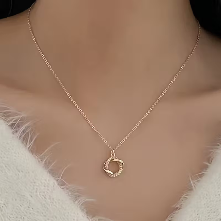 Moderní Kordelkový náhrdelník